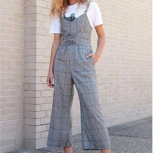 Pants - Urban Outfitters Plaid Corset Jumpsuit Pants - Urban Outfitters Plaid Corset Jumpsuit